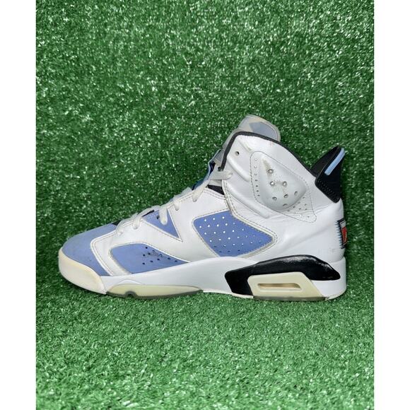 Nike Air Jordan 6 Retro University Blue UNC White Black Mens Size 9.5 CT8529-410 - Picture 6 of 11